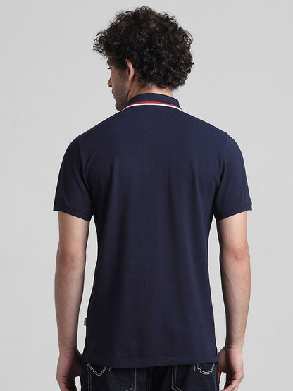 Polo Collar Slim Fit Cotton T-shirt