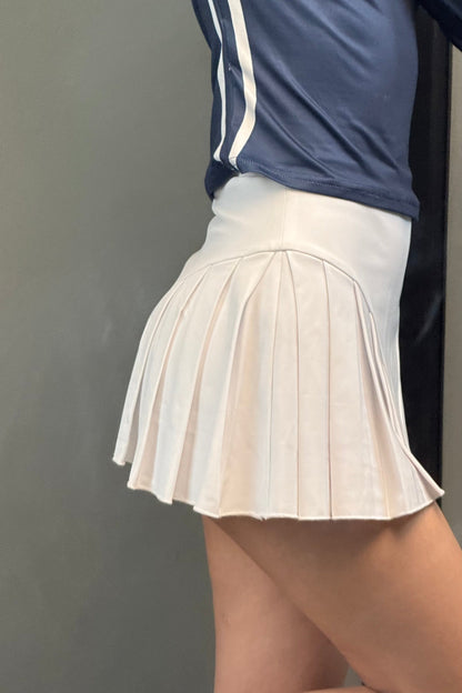 White Rival tennis skort