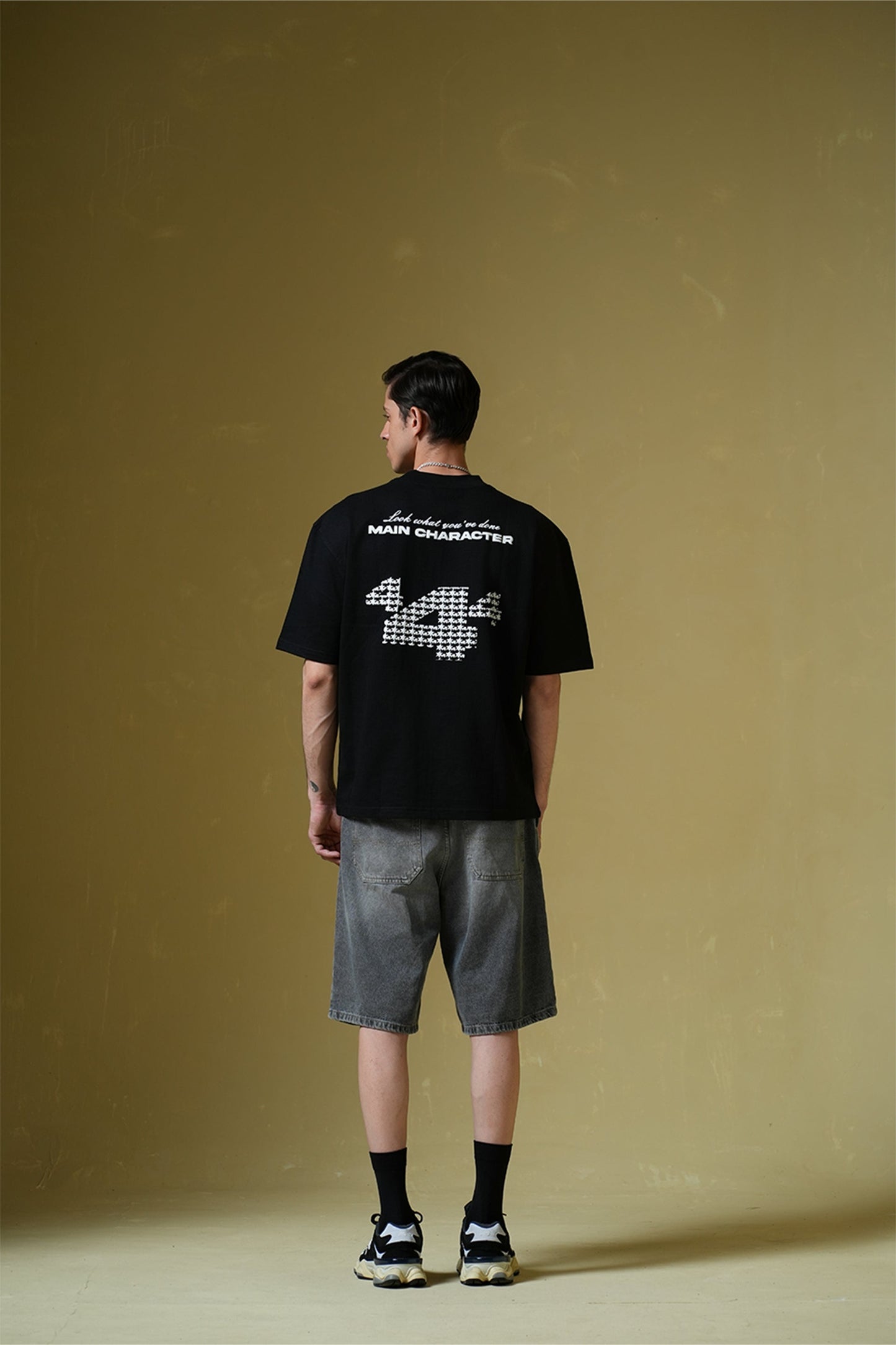 Star Boy Black Oversized T-Shirt