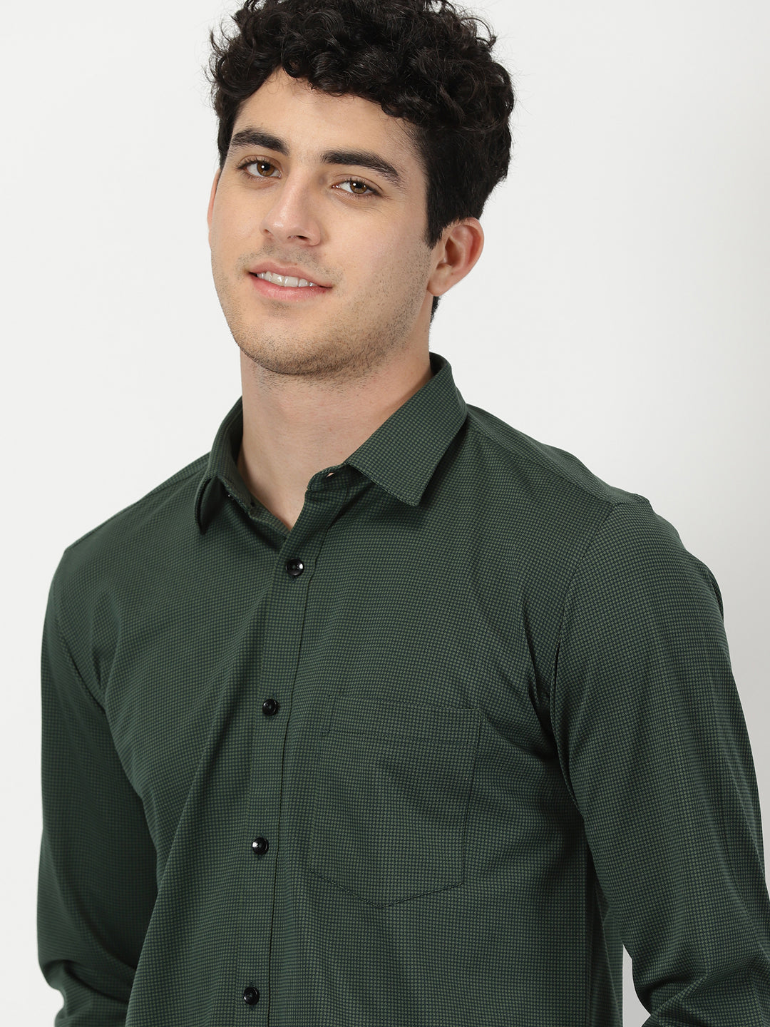 Forest Green Knit Shirt