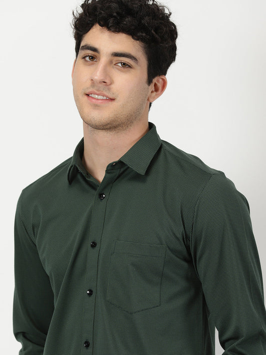 Forest Green Knit Shirt