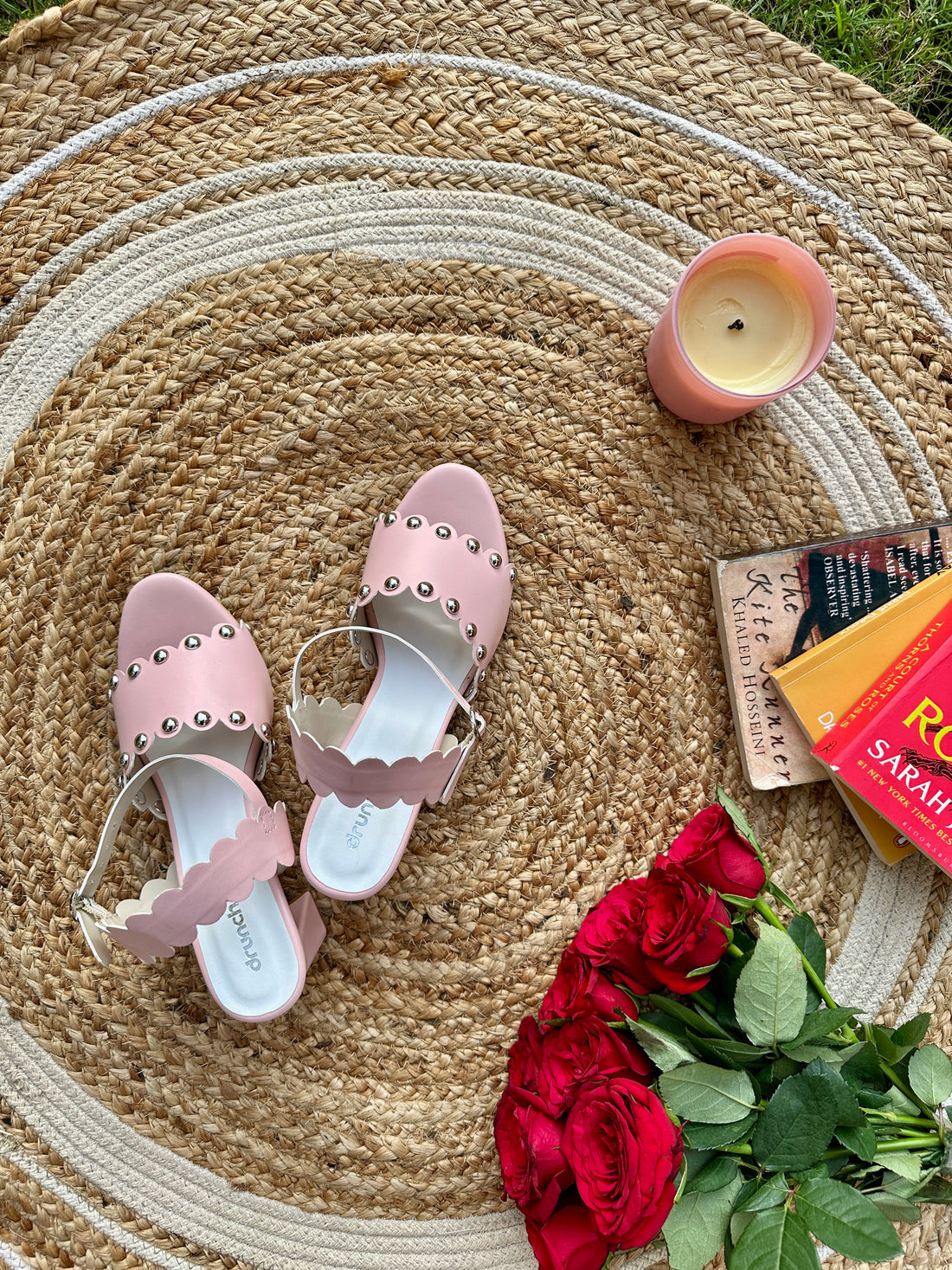 Scallop Heels - Pink