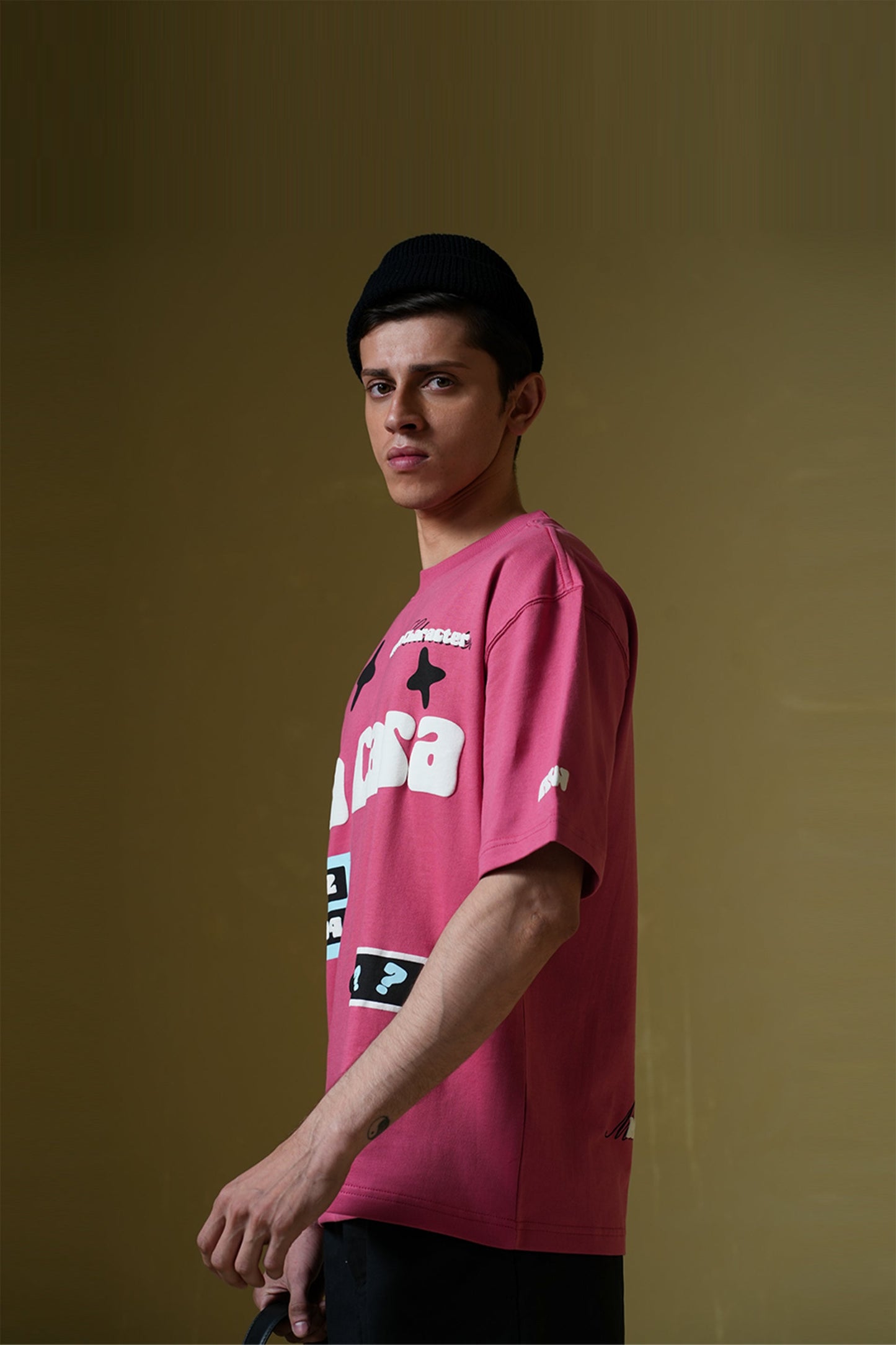 La Casa Hot Pink Oversized T-Shirt