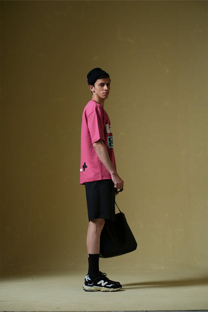 La Casa Hot Pink Oversized T-Shirt