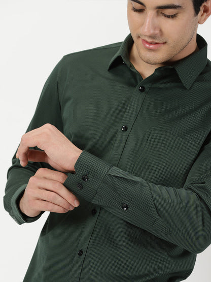 Forest Green Knit Shirt