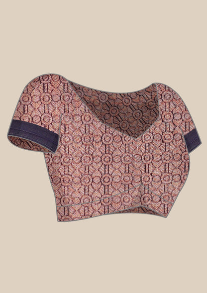 Sea Green Tissue Brocade Weaving Silk Saree