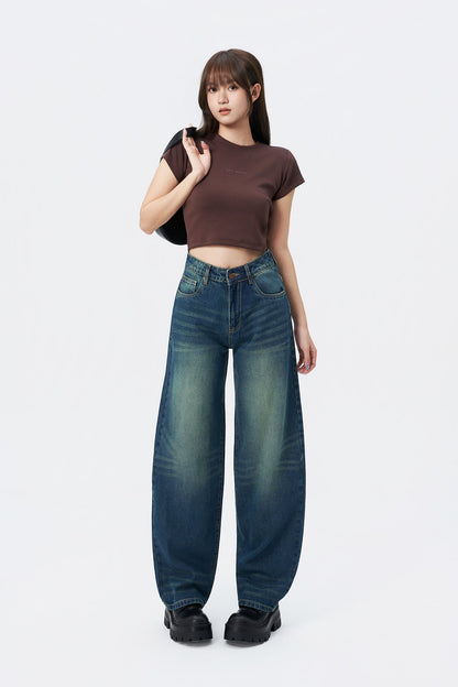 Interstellar Blue Baggy Jeans