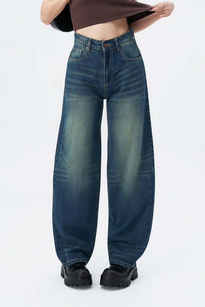 Interstellar Blue Baggy Jeans