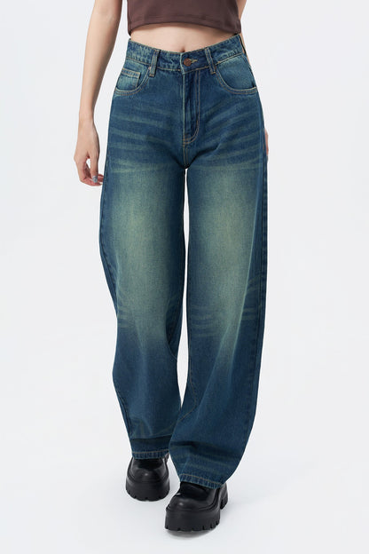 Interstellar Blue Baggy Jeans