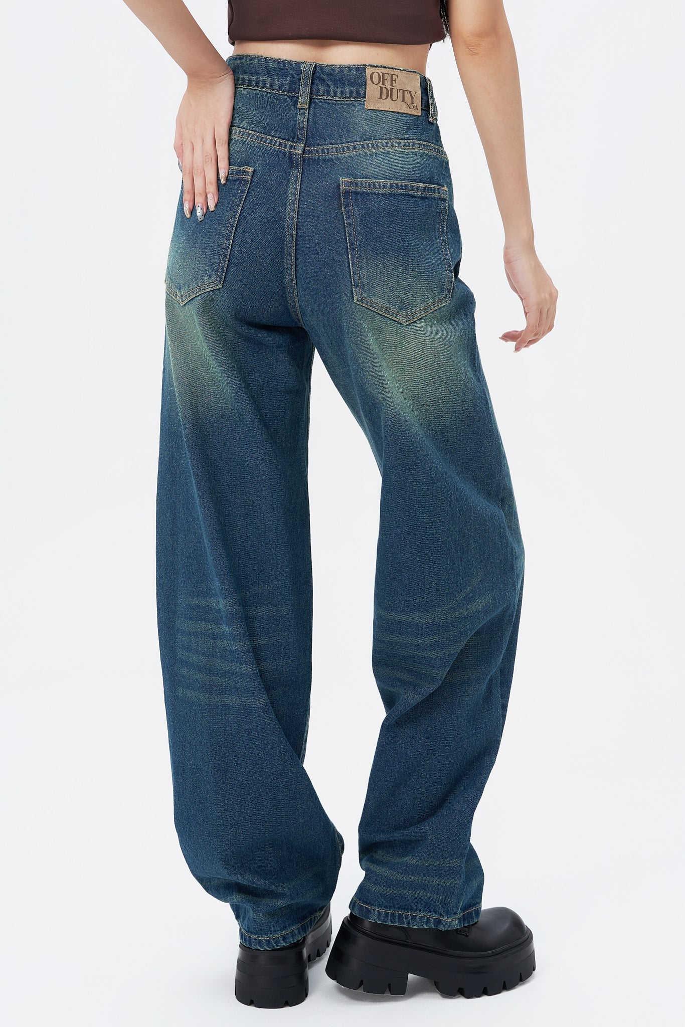 Interstellar Blue Baggy Jeans