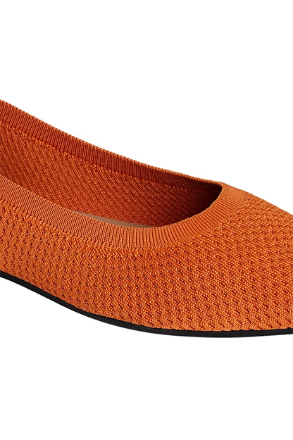 Neeman's Plush Square Ballerinas for Women | Flats & Slip On Casual Shoes | Comfortable & Flexible