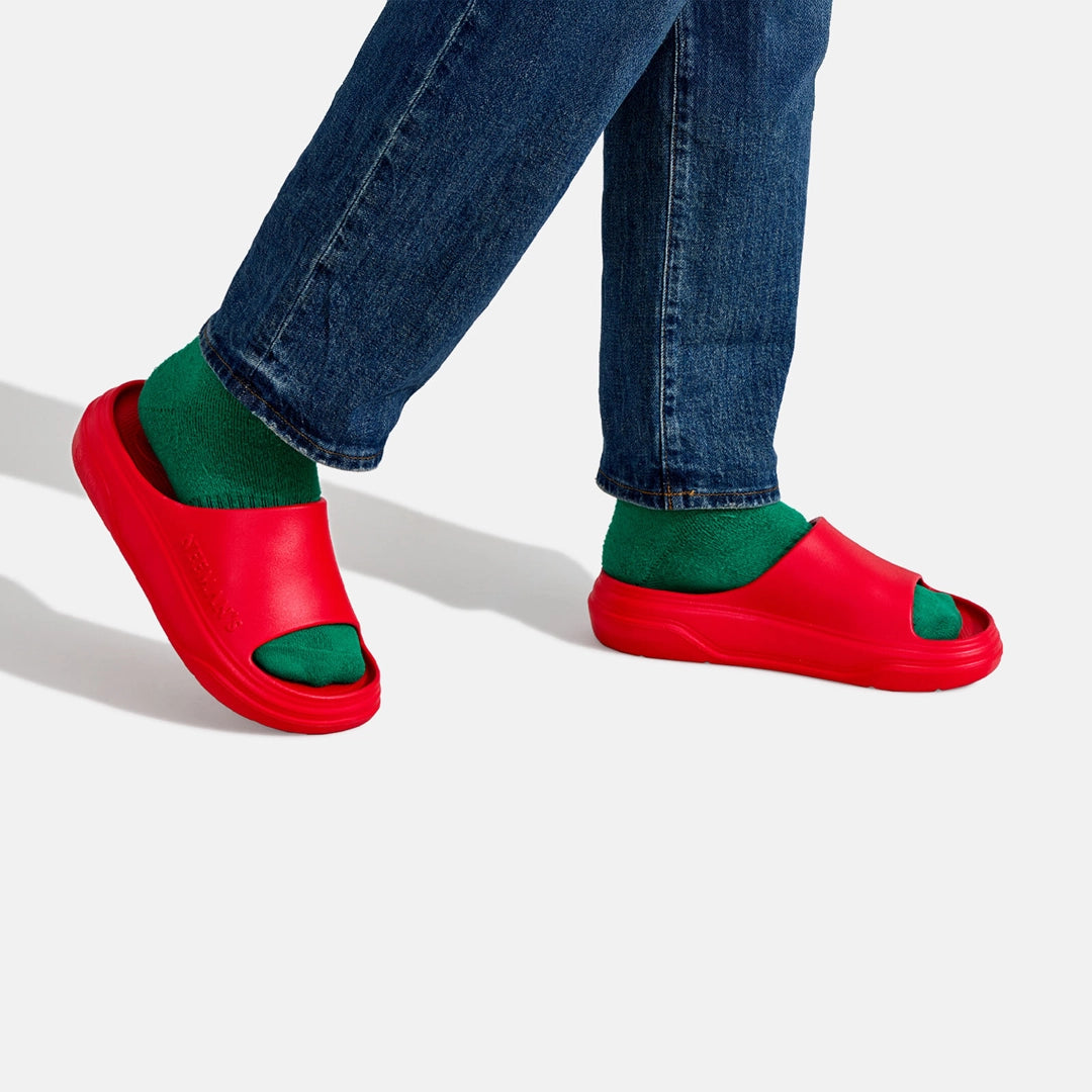 Neeman's Cushers Slides for Men | Enhanced with CushyVerse Technology for Superior Cushioning, Bounce & Full-Foot Comfort