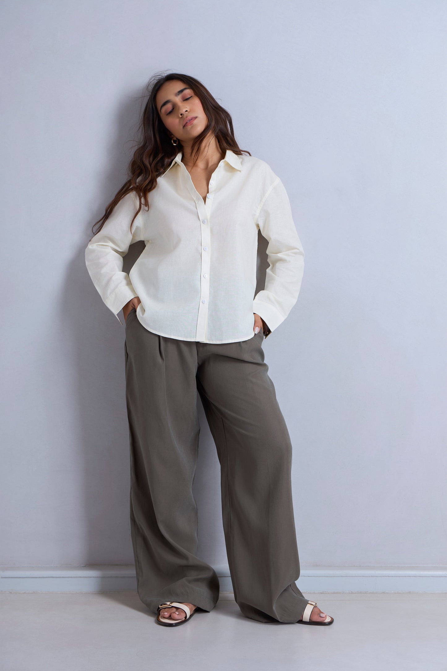 Relaxed Fit Linen Shirt