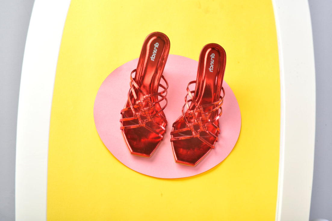 Sangria Heels - Red
