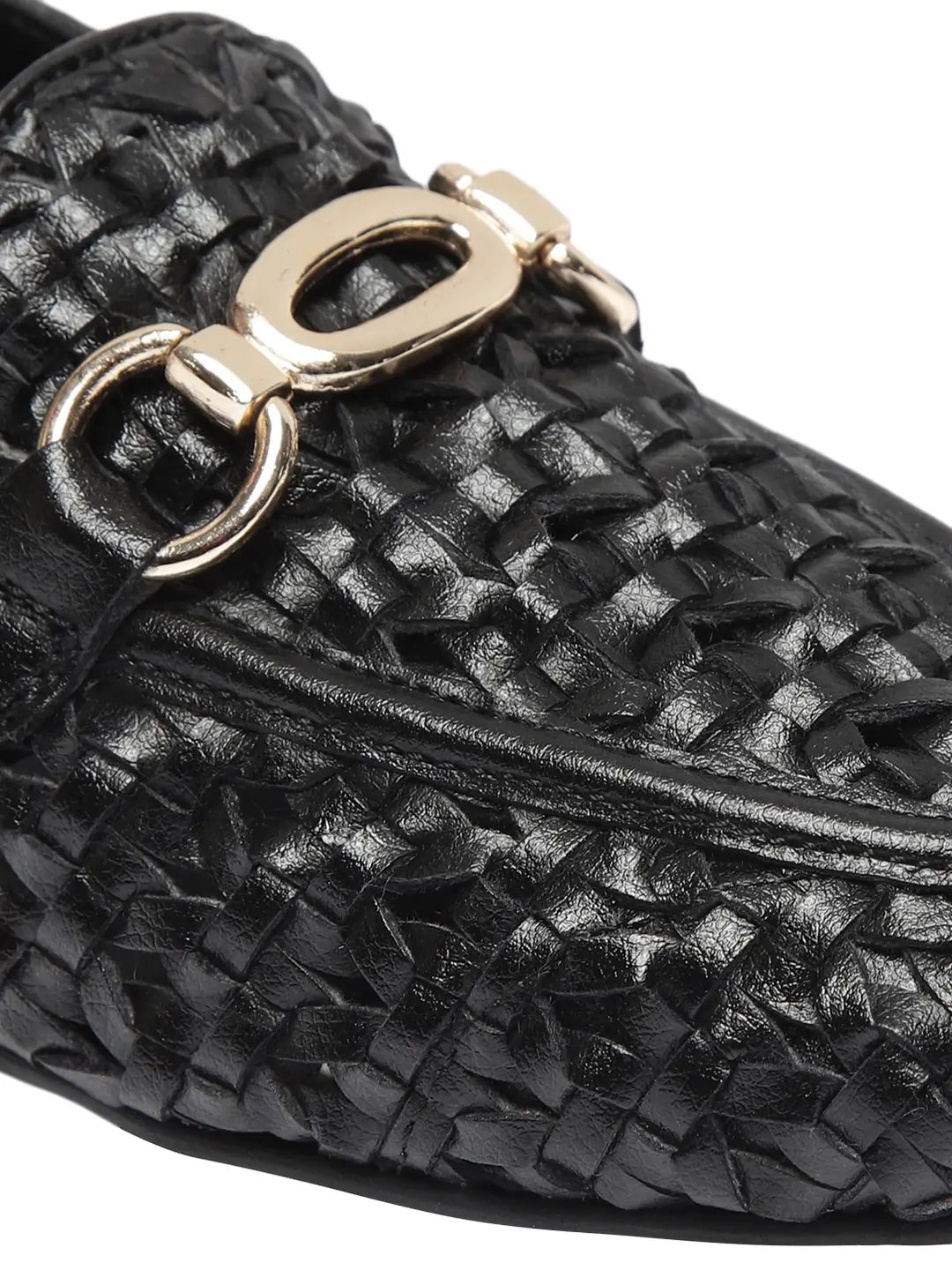 Cora Black Flat Loafers