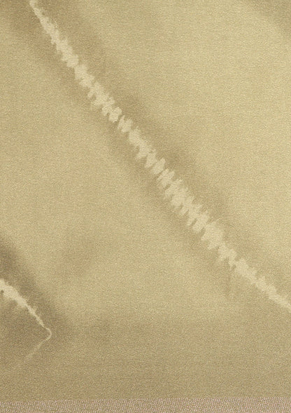 Sage Green Zigzag Leheriya Printed Satin Saree