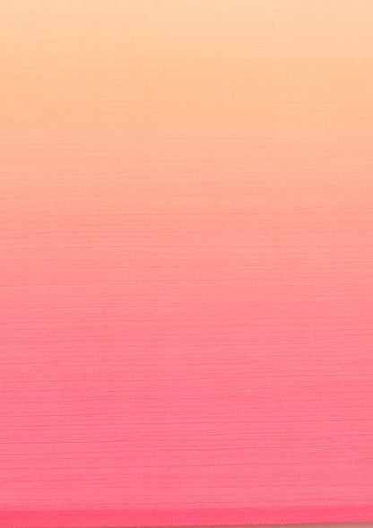 Multicolor Dyed Chiffon Saree