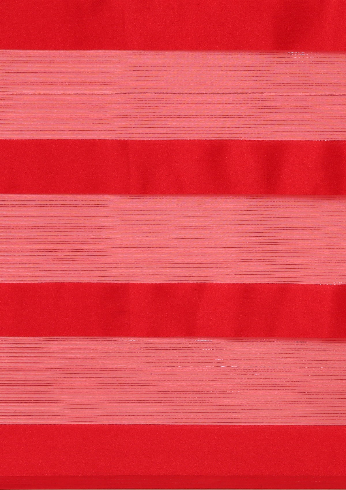 Red Striped Chiffon Saree