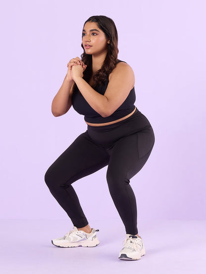 PLUS SIZE KNITTED VISCOSE STRETCH LEGGINGS | XL - 6XL
