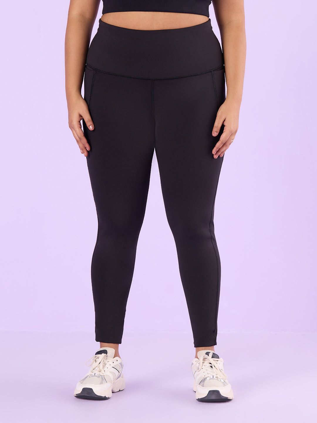 PLUS SIZE KNITTED VISCOSE STRETCH LEGGINGS | XL - 6XL