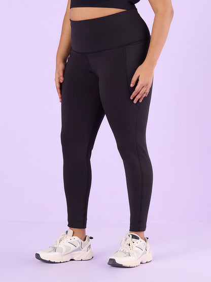PLUS SIZE KNITTED VISCOSE STRETCH LEGGINGS | XL - 6XL