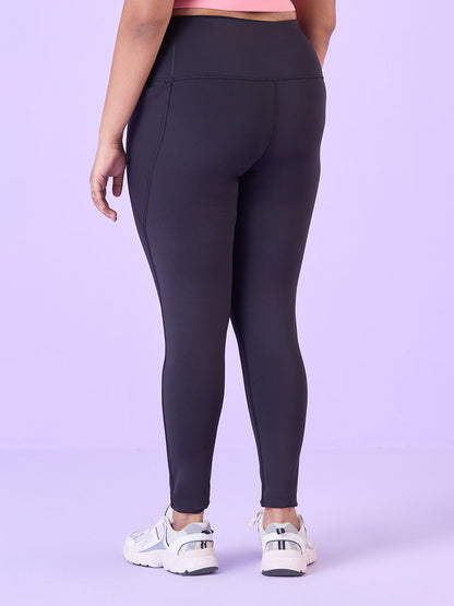 KNITTED VISCOSE STRETCH LEGGINGS