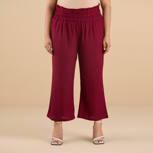 PLUS SIZE RAYON PALAZZO | XL - 6XL