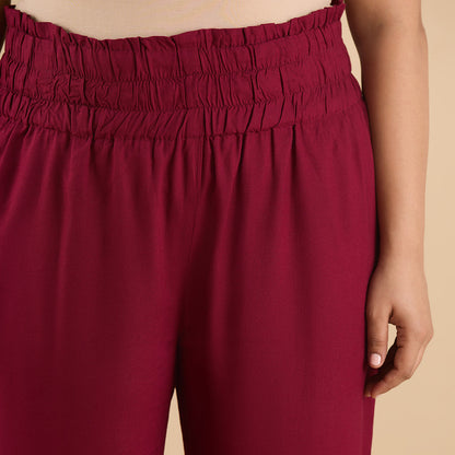 PLUS SIZE RAYON PALAZZO | XL - 6XL