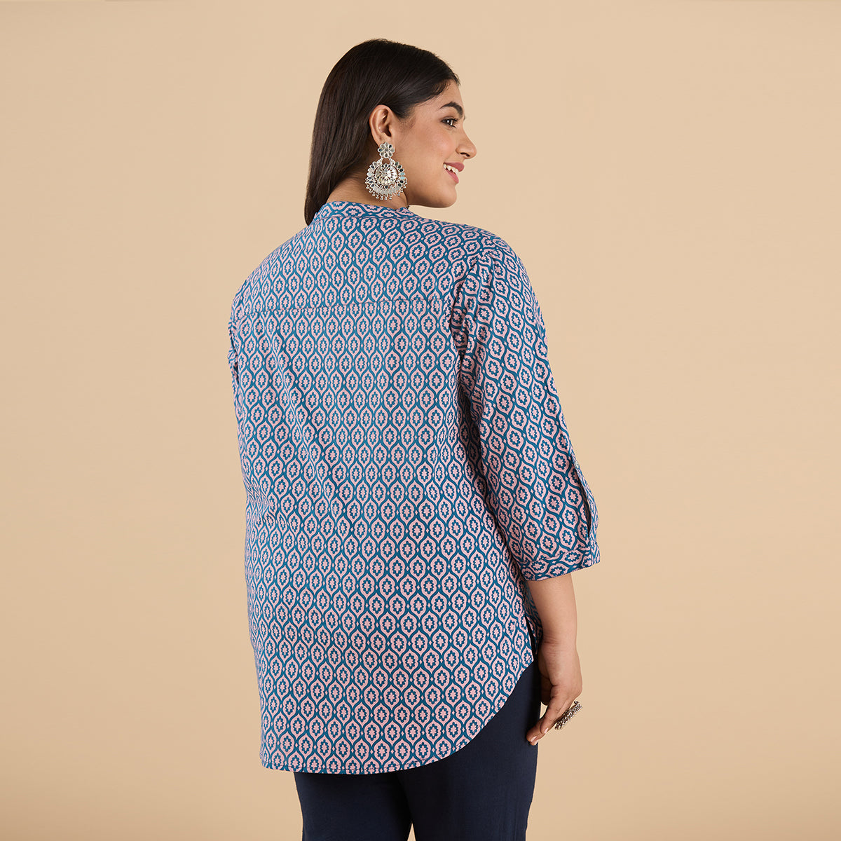 PLUS SIZE PRINTED COTTON KURTI | XL - 6XL