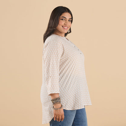 PLUS SIZE PRINTED COTTON KURTI | XL - 6XL