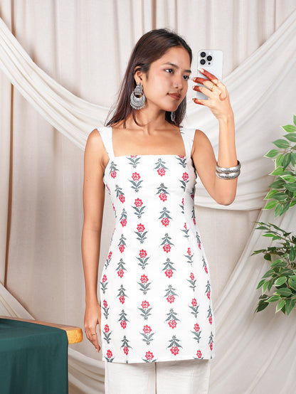 Miraya Wide Shoulder Strap Kurti