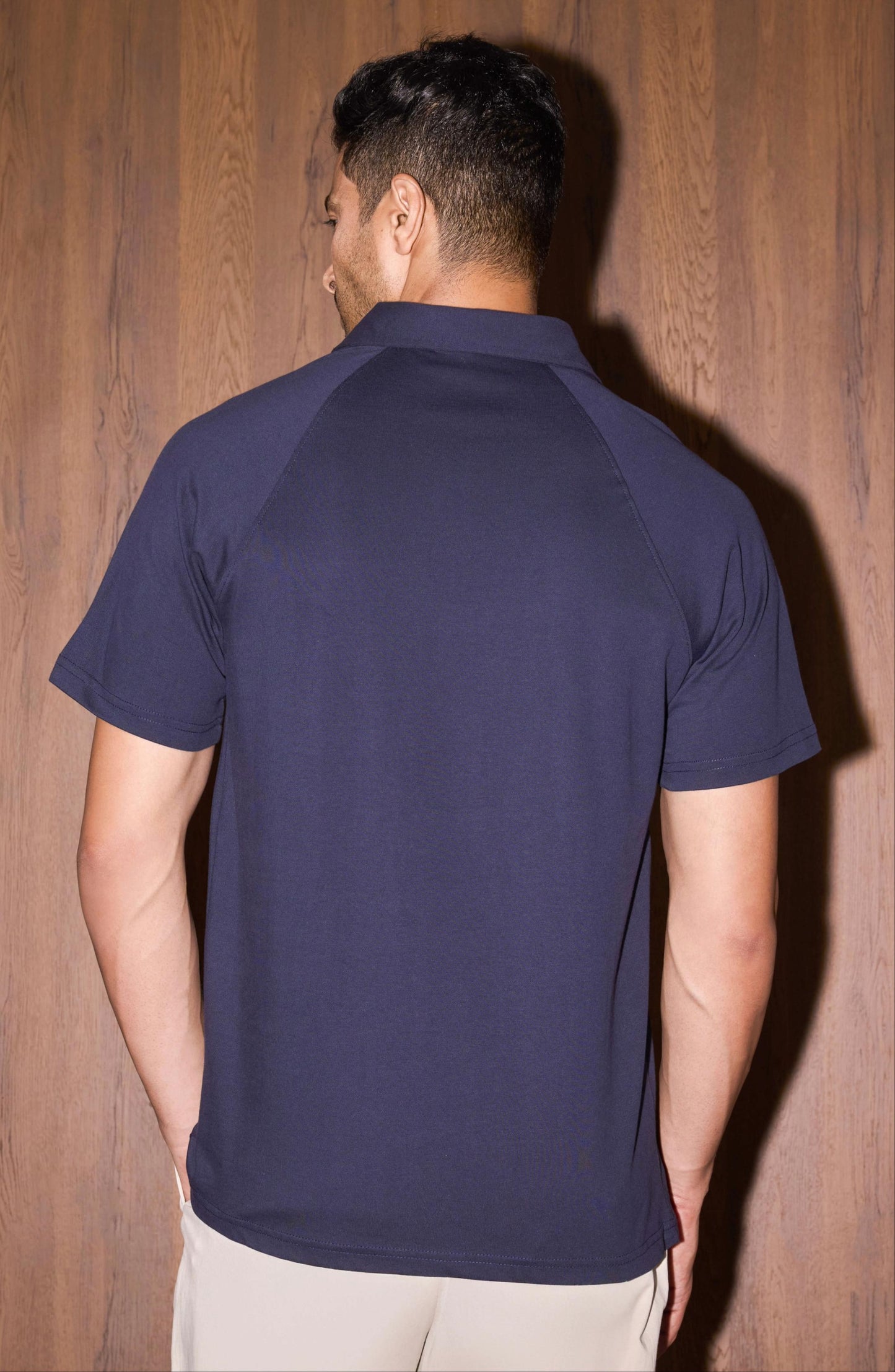 Loop Raglan Polo Cotton
