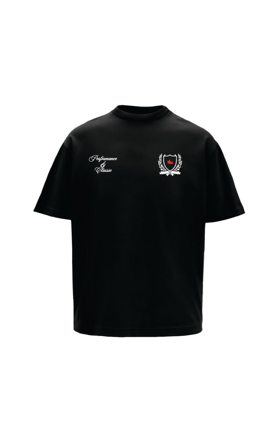 Adrenaline Rush Black Oversized T-shirt