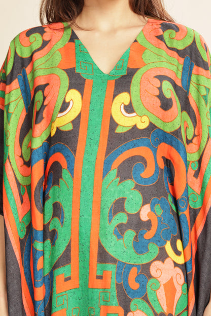 MUSEUM OF MONUMENT INSIDE TYEING KAFTAAN (Black)