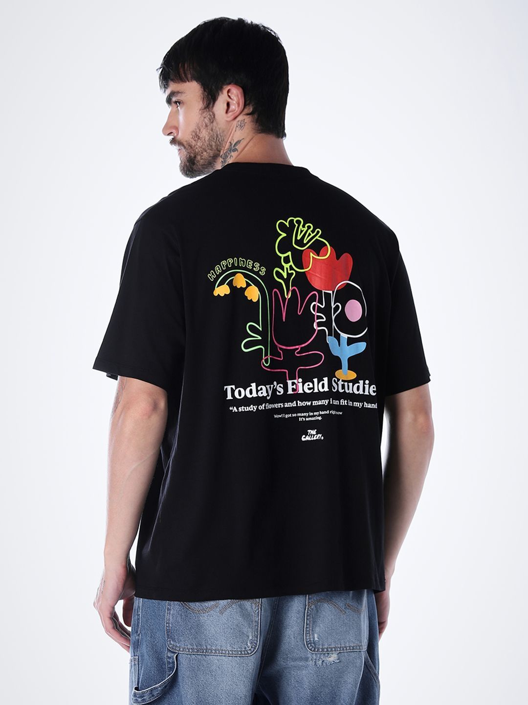 Graphic Printed Round Neck Pure Cotton T-shirt