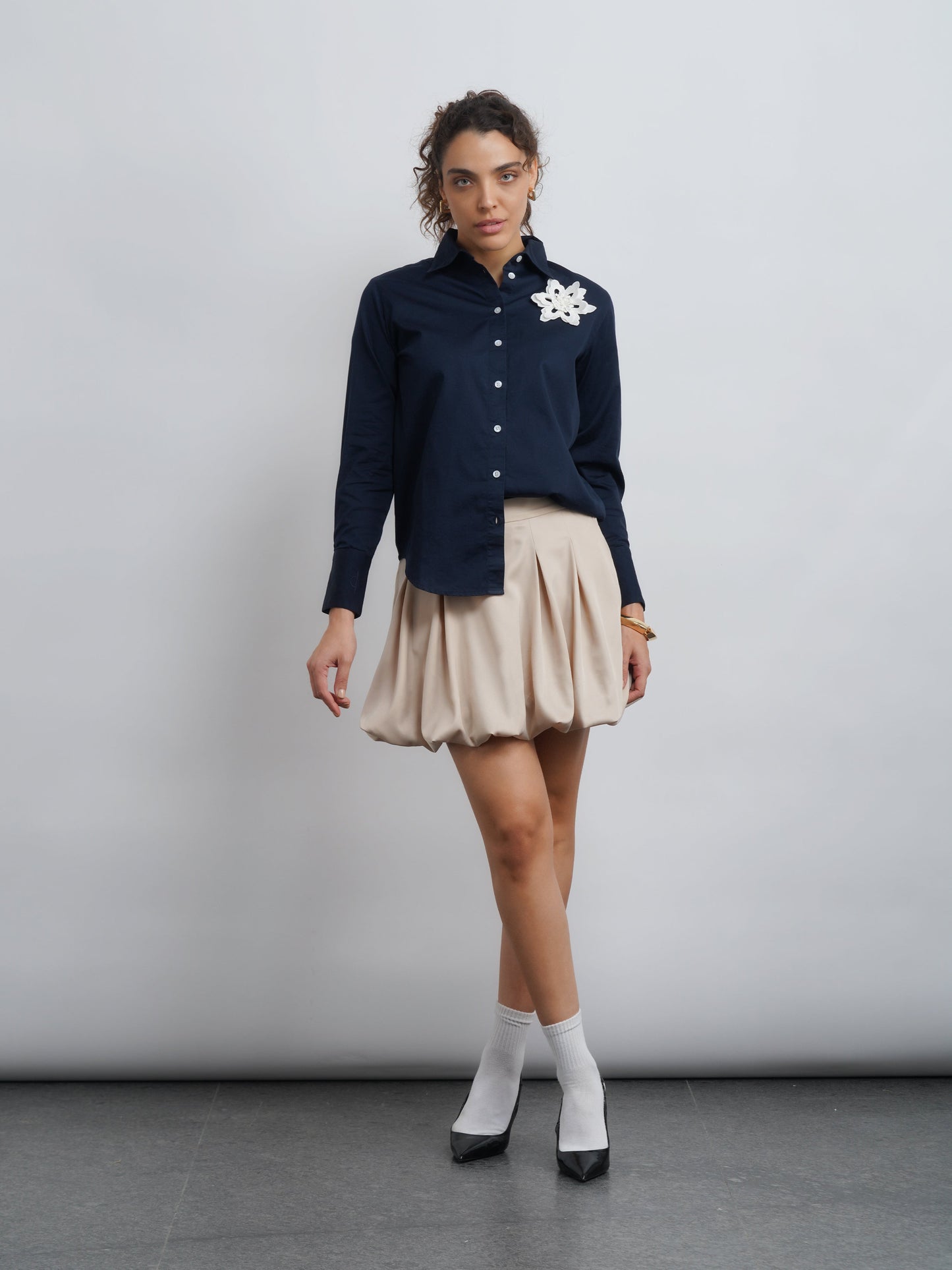 Industrial Chic Shirt Navy