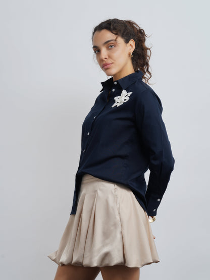 Industrial Chic Shirt Navy