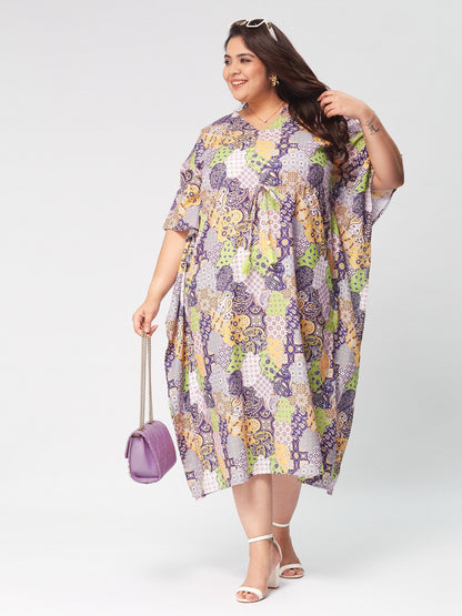 PLUS SIZE MIDI CASUAL LOUNGE DRESS | XL - 7XL