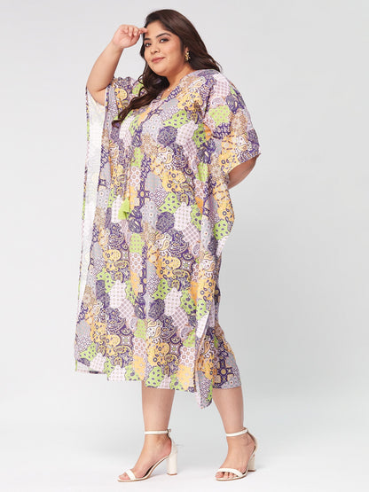 PLUS SIZE MIDI CASUAL LOUNGE DRESS | XL - 7XL
