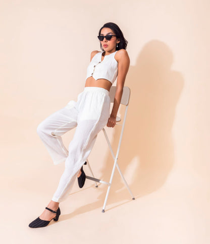 Timeless Blanc Linen Set