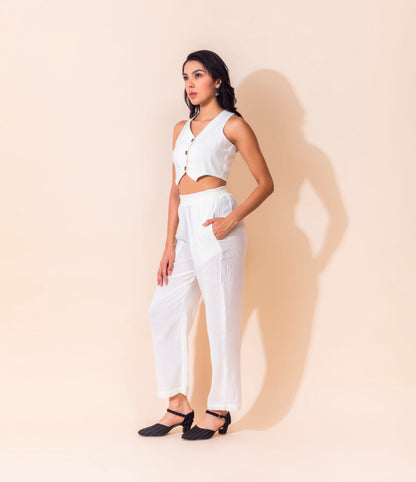 Timeless Blanc Linen Set