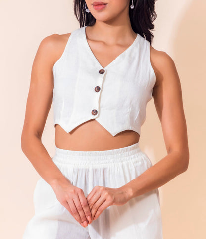 Timeless Blanc Linen Set