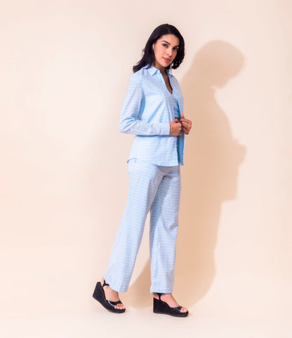 Striped Cotton Three-Piece Set