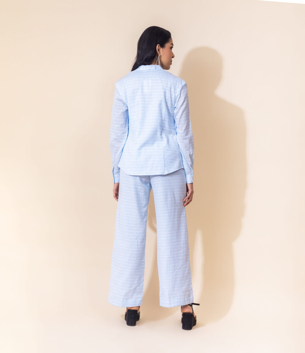 Striped Cotton Three-Piece Set