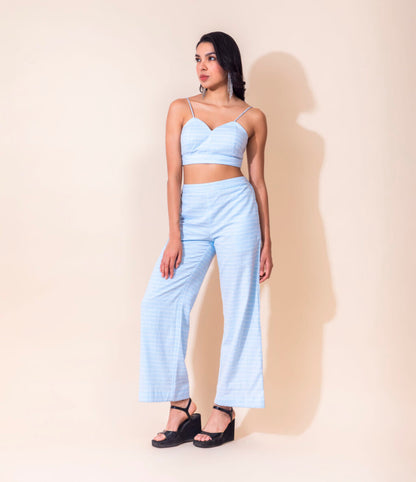 Striped Cotton Three-Piece Set