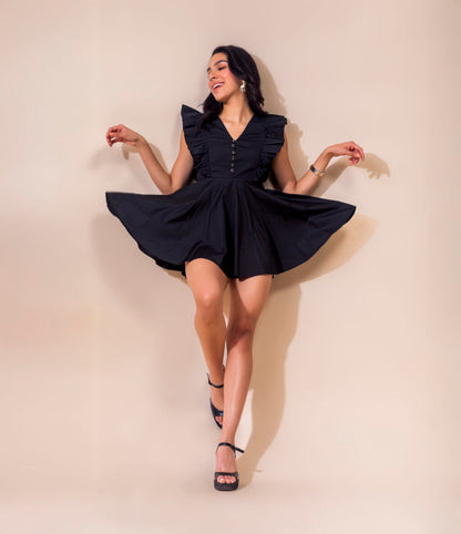 Ruffle Charm Mini Dress