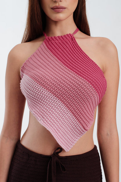 Candy Sunset Knitwear Top