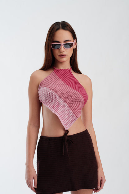 Candy Sunset Knitwear Top