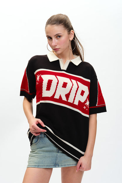 Drip Knit Polo