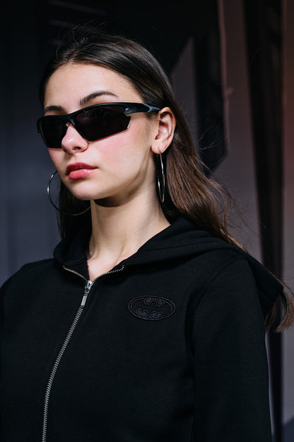 Batman Cropped Hooded Zipper